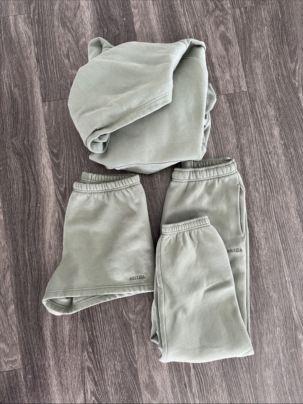 Aritzia Fleece Jogger Set